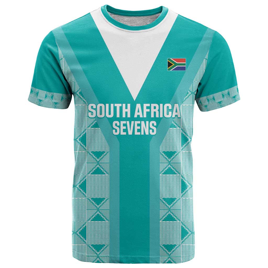 Custom South Africa Rugby T Shirt Go Champions Springboks - Teal Version - Wonder Print Shop