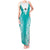 Custom South Africa Rugby Tank Maxi Dress Go Champions Springboks - Teal Version - Wonder Print Shop