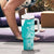 Custom South Africa Rugby Tumbler With Handle Go Champions Springboks - Teal Version - Wonder Print Shop