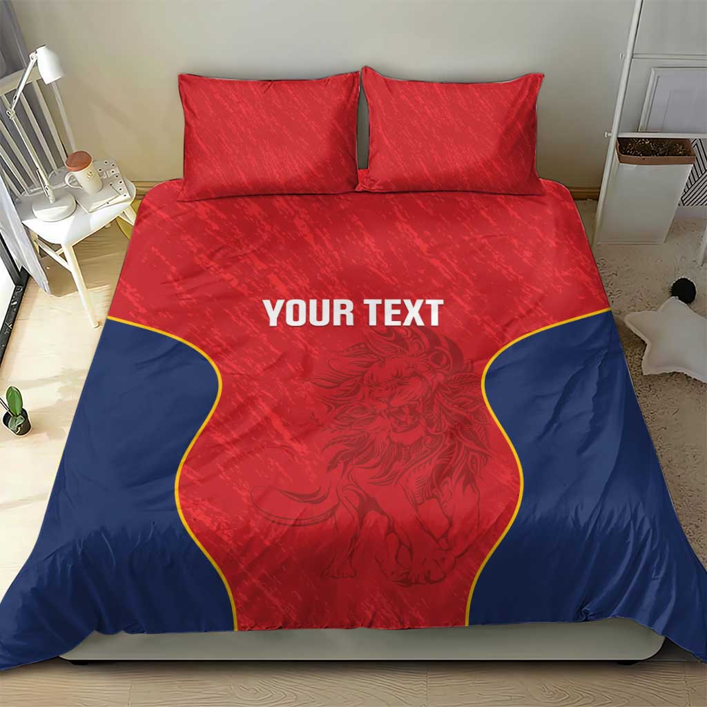 Custom Spain Rugby Bedding Set Go Champions Lions - Wonder Print Shop