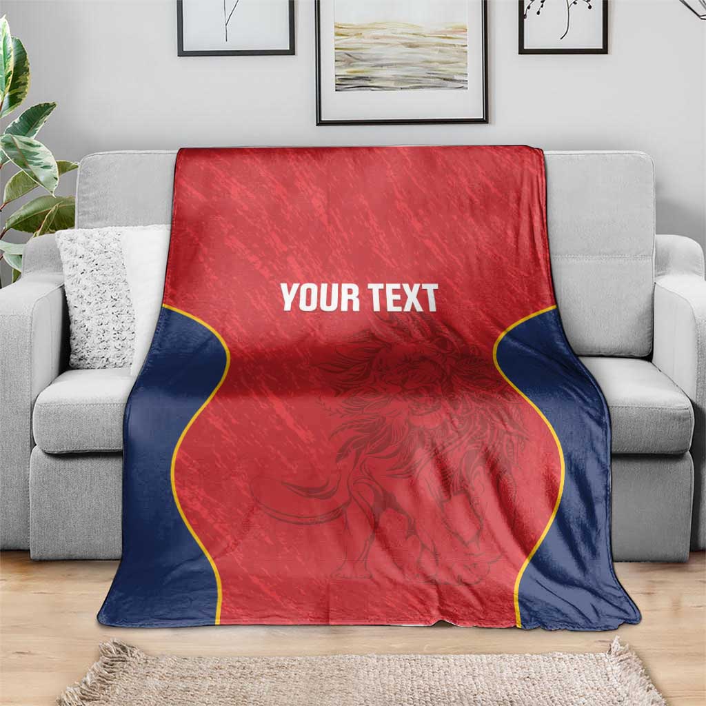 Custom Spain Rugby Blanket Go Champions Lions LT14