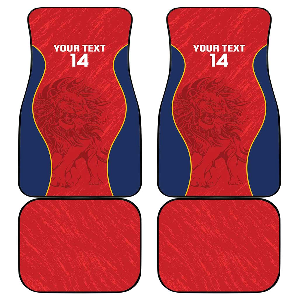 Custom Spain Rugby Car Mats Go Champions Lions - Wonder Print Shop