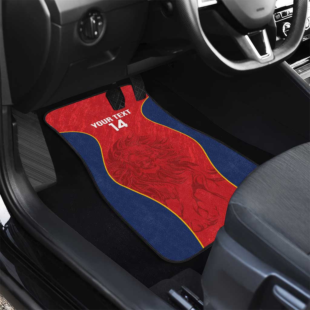 Custom Spain Rugby Car Mats Go Champions Lions - Wonder Print Shop