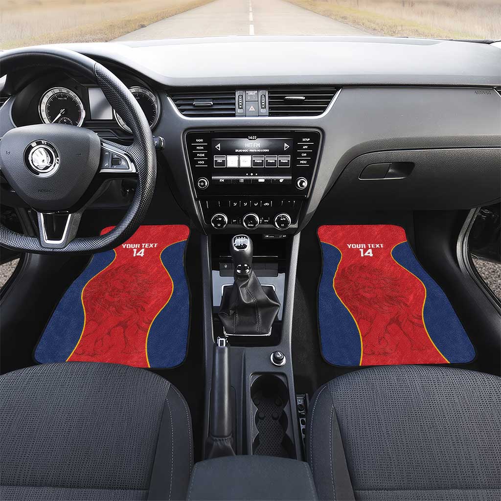 Custom Spain Rugby Car Mats Go Champions Lions - Wonder Print Shop