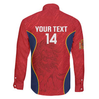 Custom Spain Rugby Family Matching Short Sleeve Bodycon Dress and Hawaiian Shirt Go Champions Lions - Wonder Print Shop