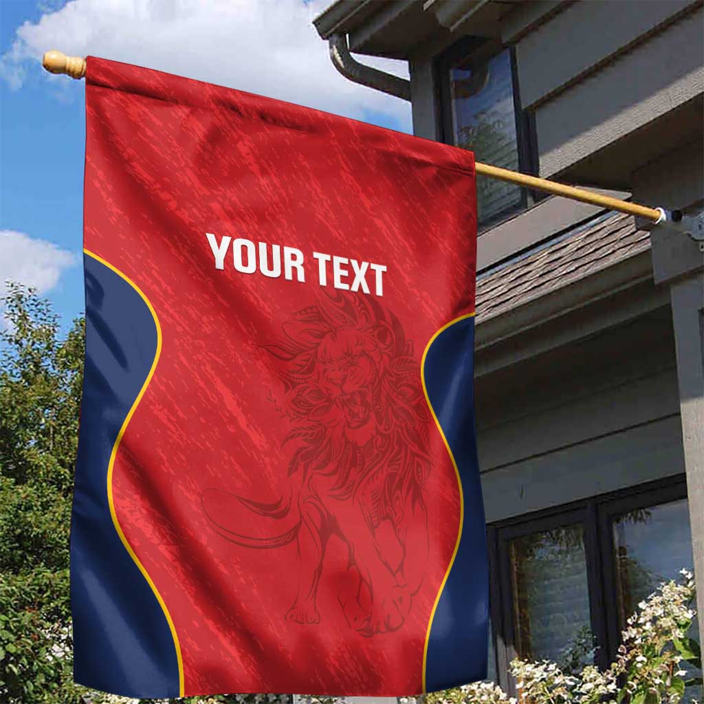 Custom Spain Rugby Garden Flag Go Champions Lions - Wonder Print Shop