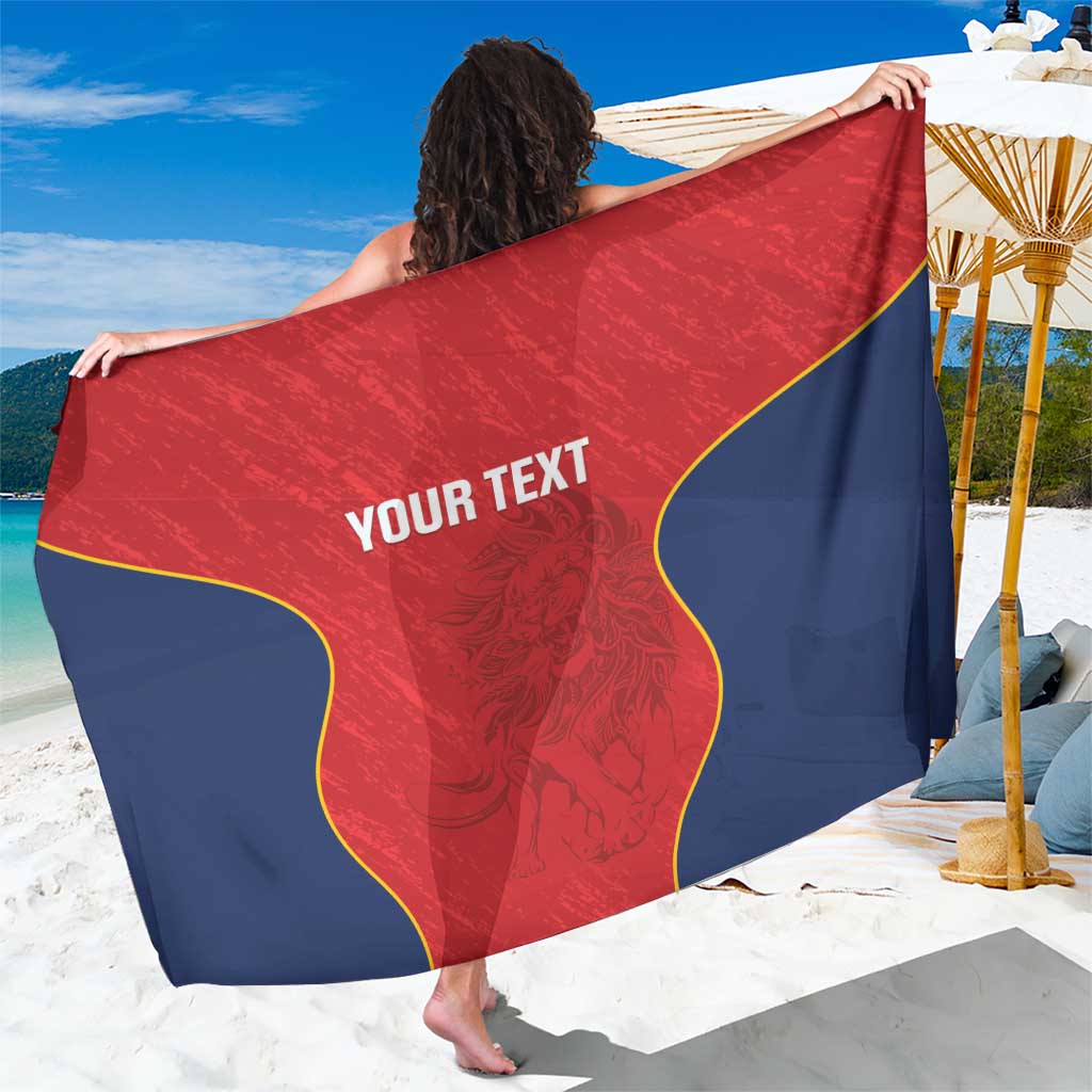 Custom Spain Rugby Sarong Go Champions Lions - Wonder Print Shop