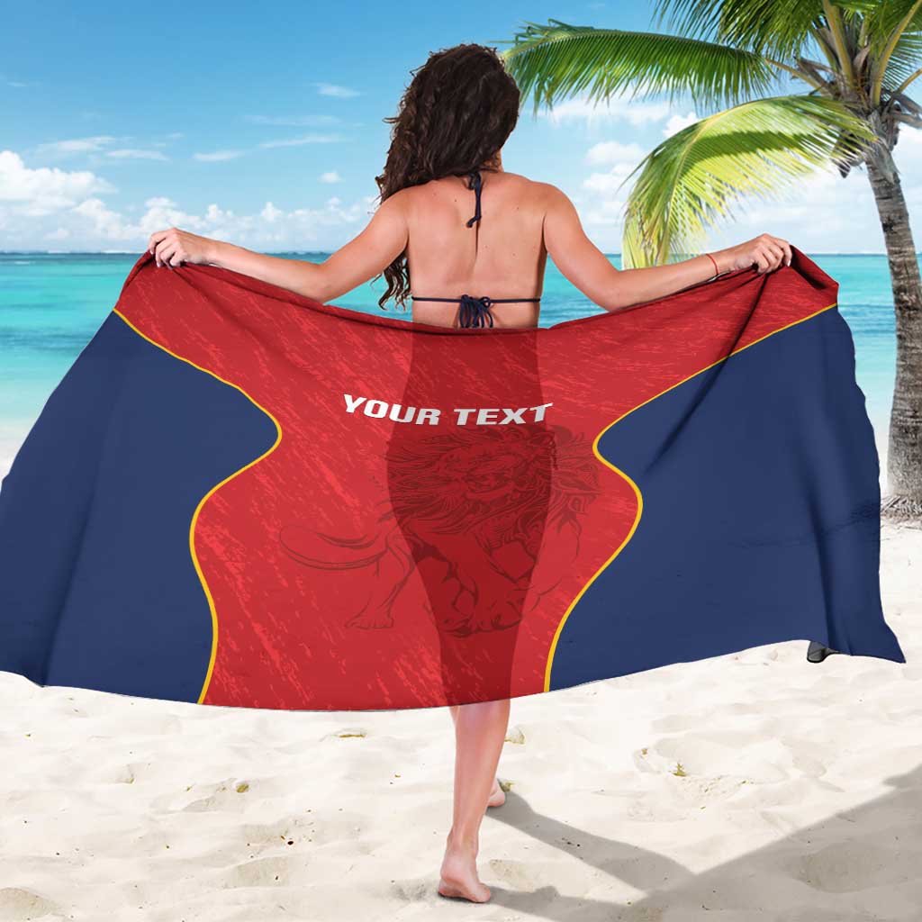 Custom Spain Rugby Sarong Go Champions Lions - Wonder Print Shop