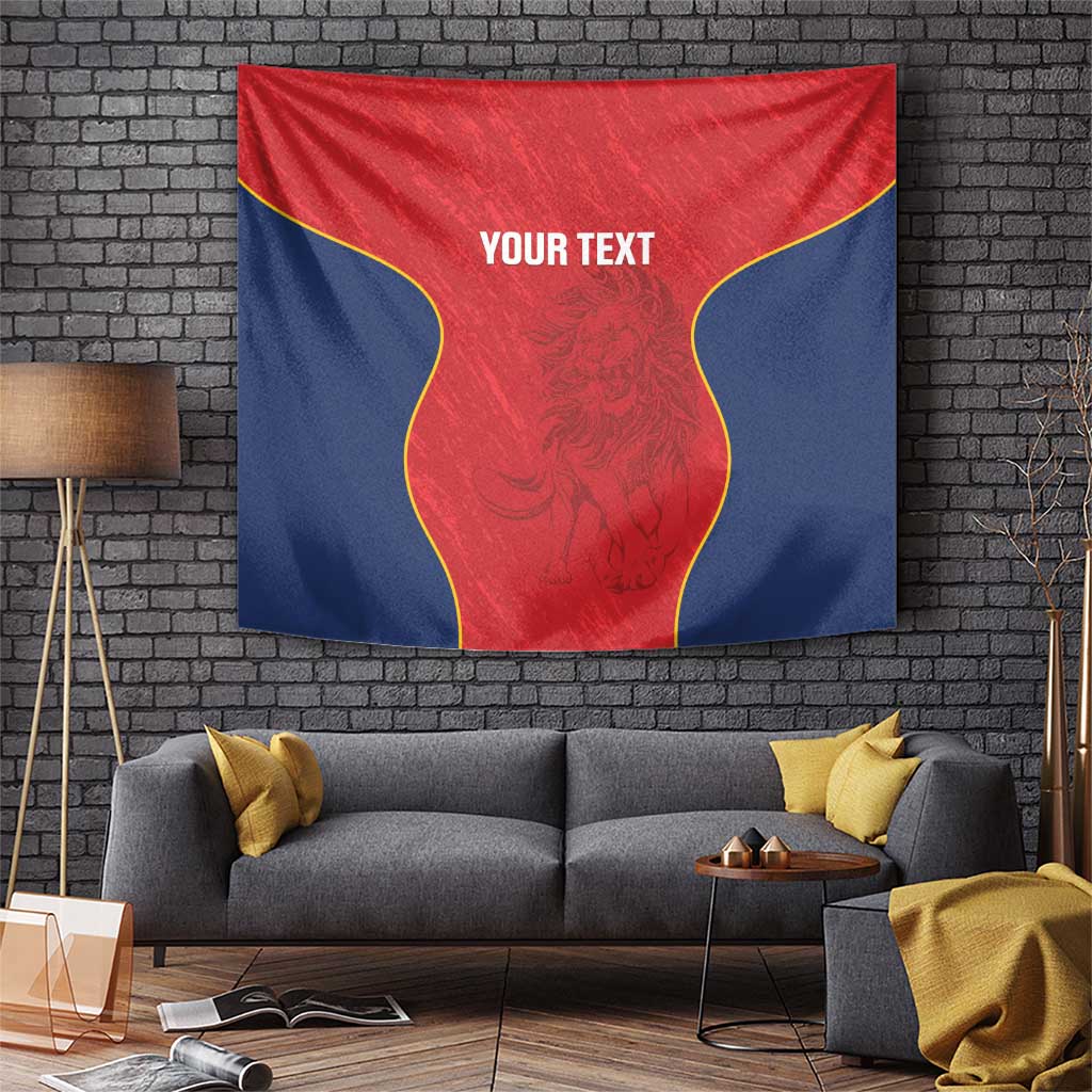 Custom Spain Rugby Tapestry Go Champions Lions - Wonder Print Shop