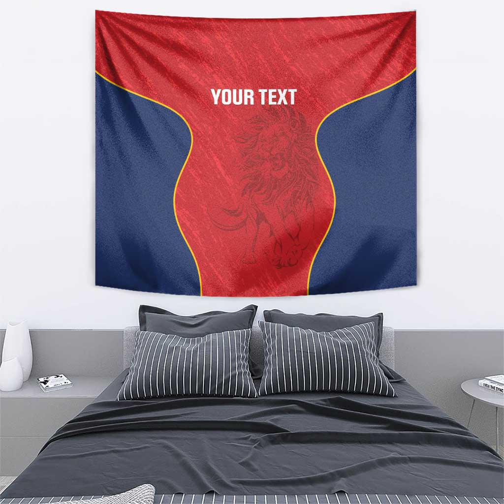 Custom Spain Rugby Tapestry Go Champions Lions - Wonder Print Shop