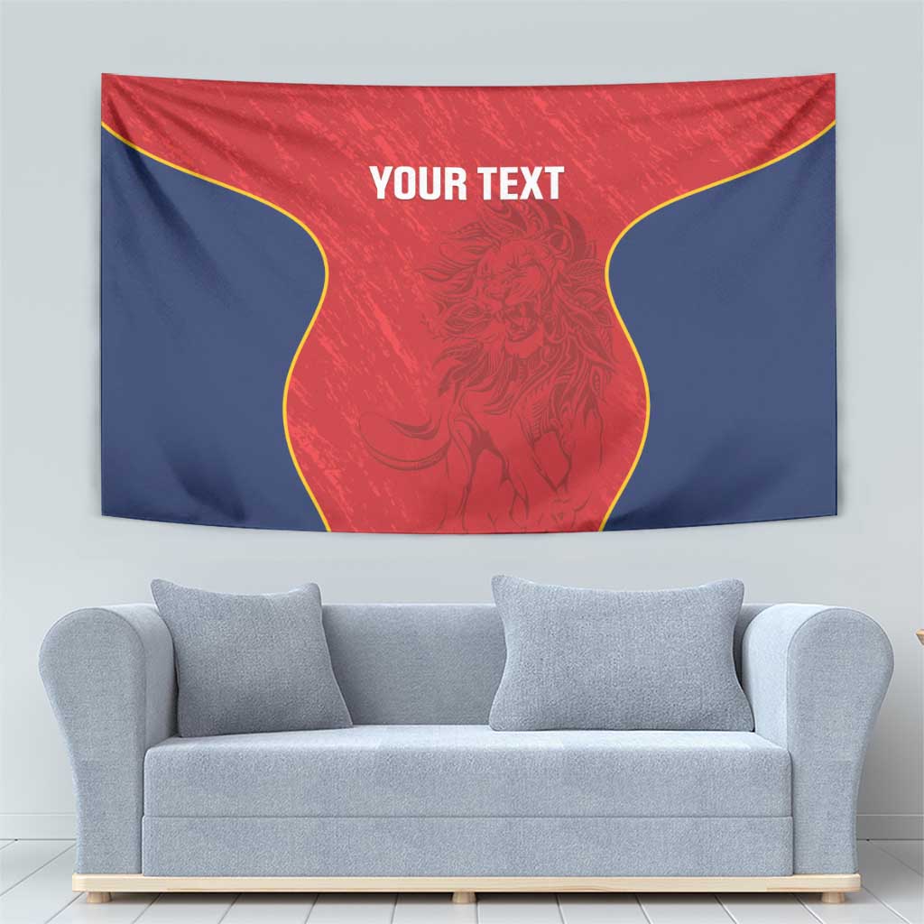 Custom Spain Rugby Tapestry Go Champions Lions - Wonder Print Shop