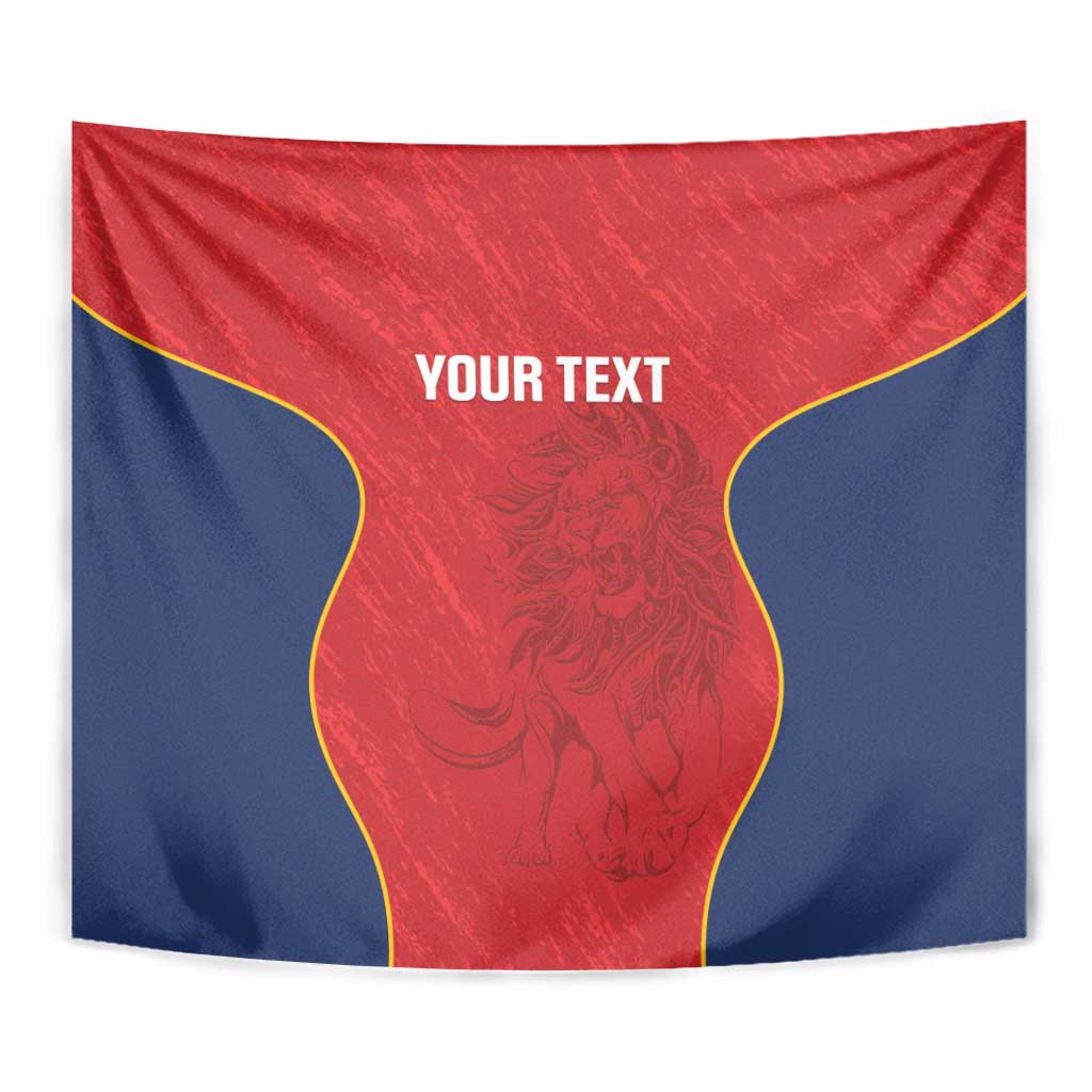 Custom Spain Rugby Tapestry Go Champions Lions - Wonder Print Shop