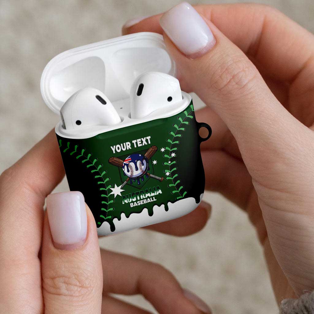 Australia 2026 Baseball Custom AirPods Case Go Aussie Drip Style