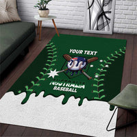 Australia 2026 Baseball Custom Area Rug Go Aussie Drip Style