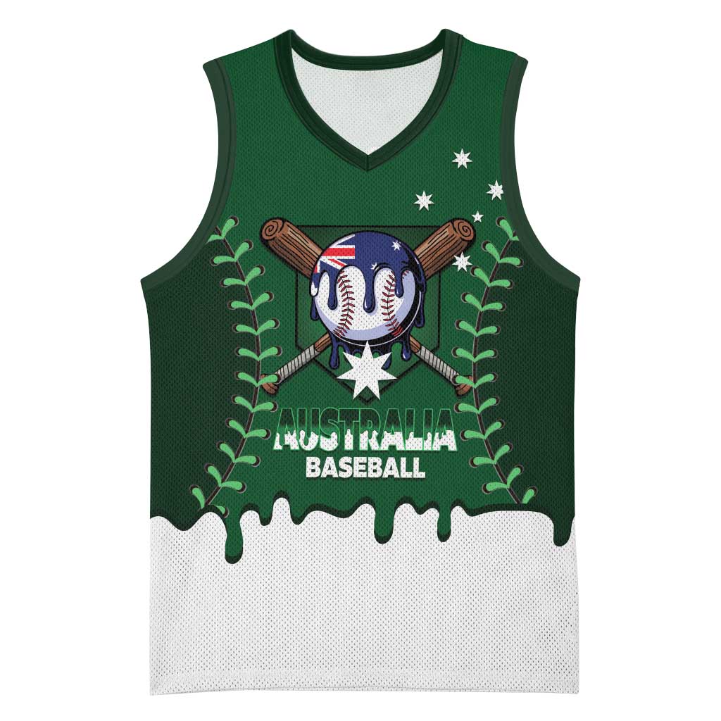 Australia 2026 Baseball Custom Basketball Jersey Go Aussie Drip Style
