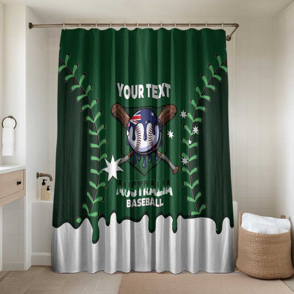 Australia 2026 Baseball Custom Bathroom Set Go Aussie Drip Style