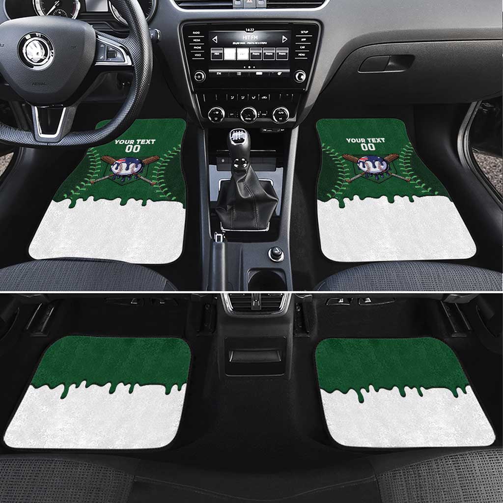 Australia 2026 Baseball Custom Car Mats Go Aussie Drip Style