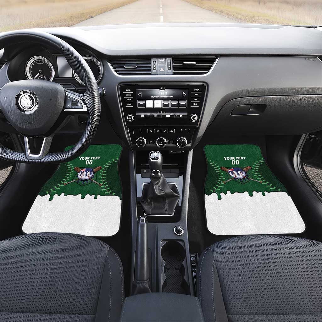 Australia 2026 Baseball Custom Car Mats Go Aussie Drip Style