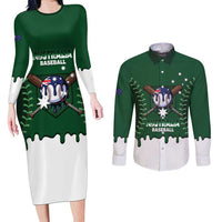Australia 2026 Baseball Custom Couples Matching Long Sleeve Bodycon Dress and Long Sleeve Button Shirt Go Aussie Drip Style