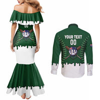 Australia 2026 Baseball Custom Couples Matching Mermaid Dress and Long Sleeve Button Shirt Go Aussie Drip Style