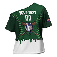Australia 2026 Baseball Custom Cross Shoulder Shirt Go Aussie Drip Style