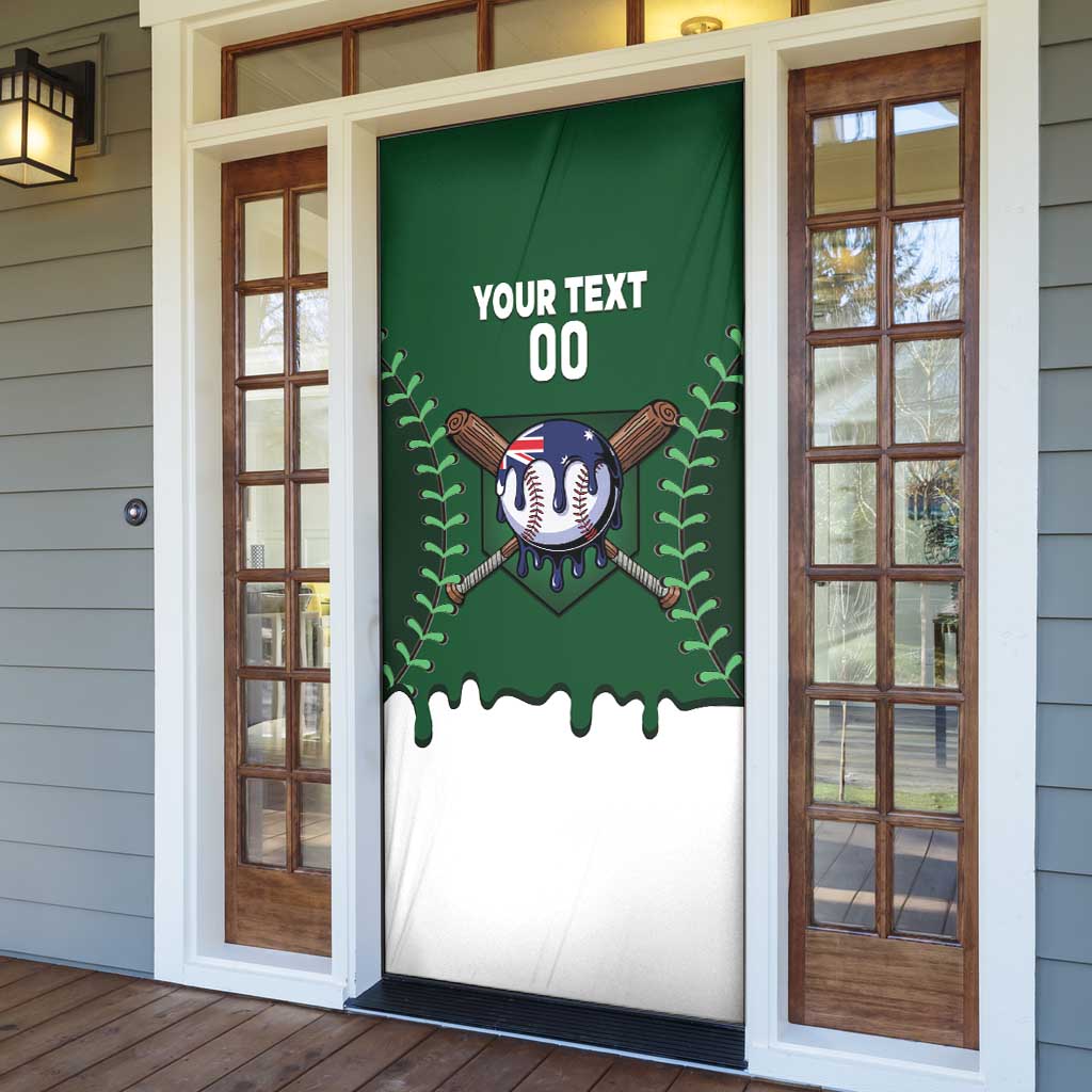 Australia 2026 Baseball Custom Door Cover Go Aussie Drip Style