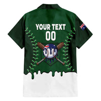Australia 2026 Baseball Custom Family Matching Long Sleeve Bodycon Dress and Hawaiian Shirt Go Aussie Drip Style