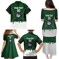 Australia 2026 Baseball Custom Family Matching Puletasi and Hawaiian Shirt Go Aussie Drip Style