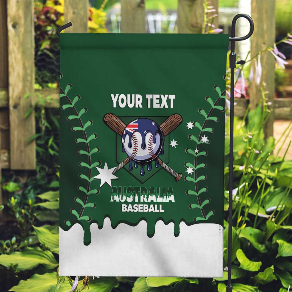 Australia 2026 Baseball Custom Garden Flag Go Aussie Drip Style