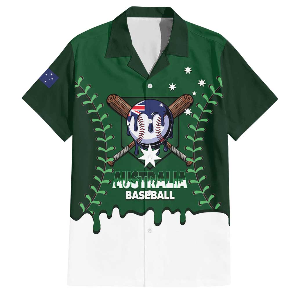 Australia 2026 Baseball Custom Hawaiian Shirt Go Aussie Drip Style
