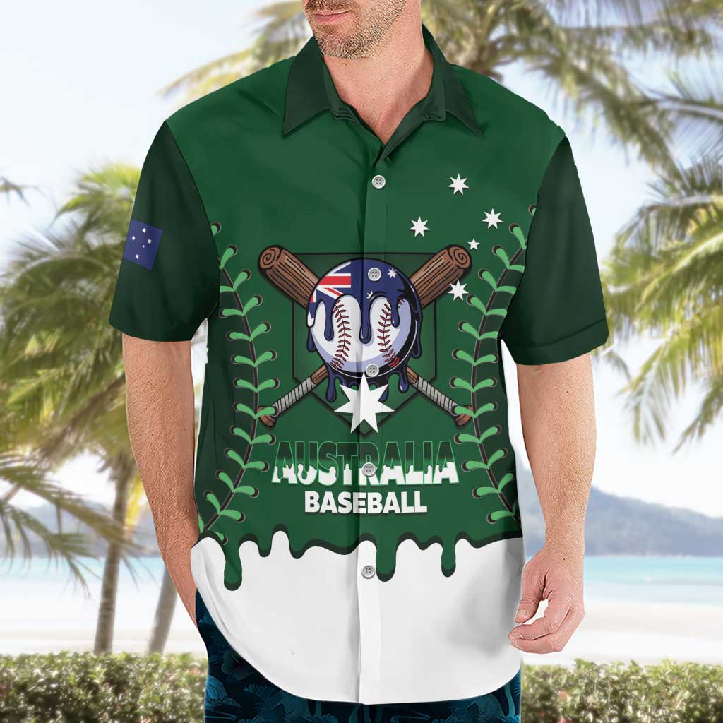 Australia 2026 Baseball Custom Hawaiian Shirt Go Aussie Drip Style