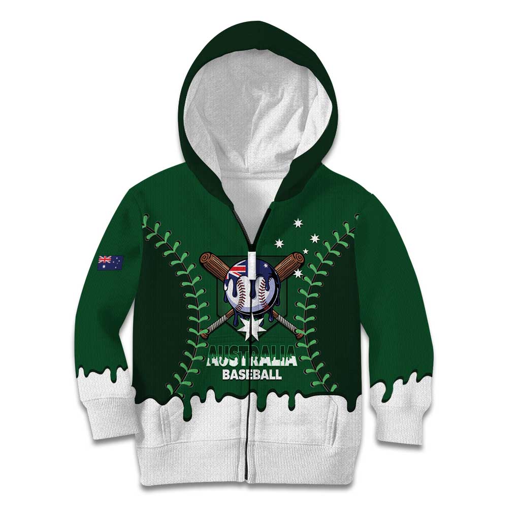 Australia 2026 Baseball Custom Kid Hoodie Go Aussie Drip Style