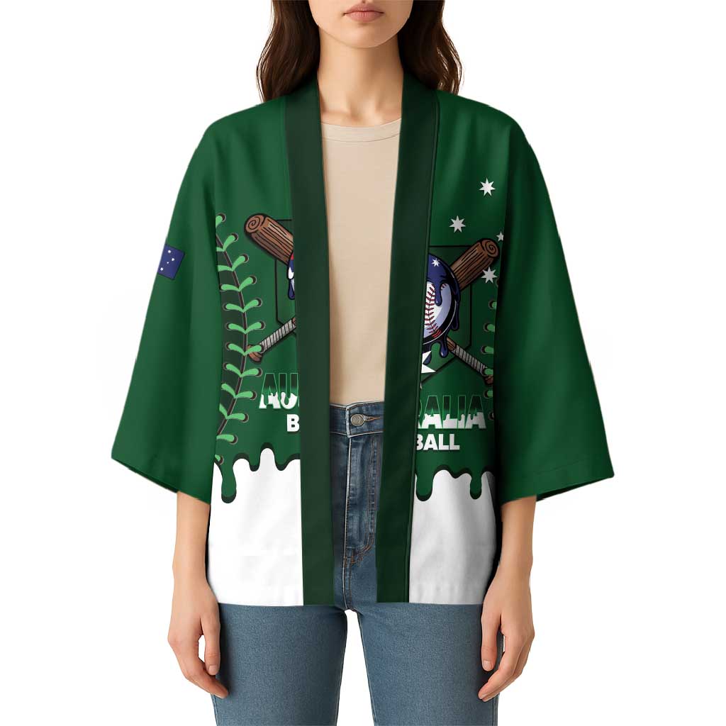Australia 2026 Baseball Custom Kimono Go Aussie Drip Style