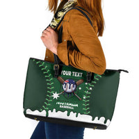 Australia 2026 Baseball Custom Leather Tote Bag Go Aussie Drip Style