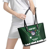 Australia 2026 Baseball Custom Leather Tote Bag Go Aussie Drip Style