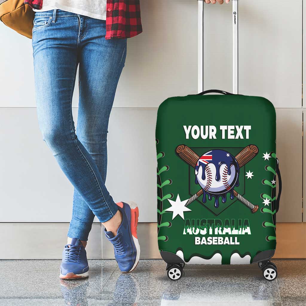 Australia 2026 Baseball Custom Luggage Cover Go Aussie Drip Style