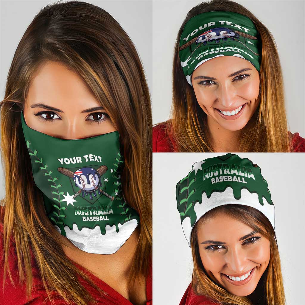 Australia 2026 Baseball Custom Neck Gaiter Go Aussie Drip Style