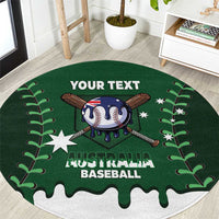 Australia 2026 Baseball Custom Round Carpet Go Aussie Drip Style