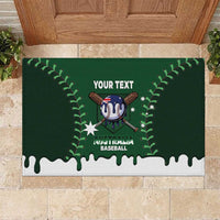 Australia 2026 Baseball Custom Rubber Doormat Go Aussie Drip Style