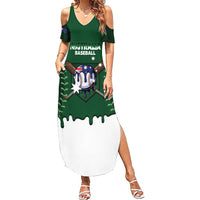 Australia 2026 Baseball Custom Summer Maxi Dress Go Aussie Drip Style
