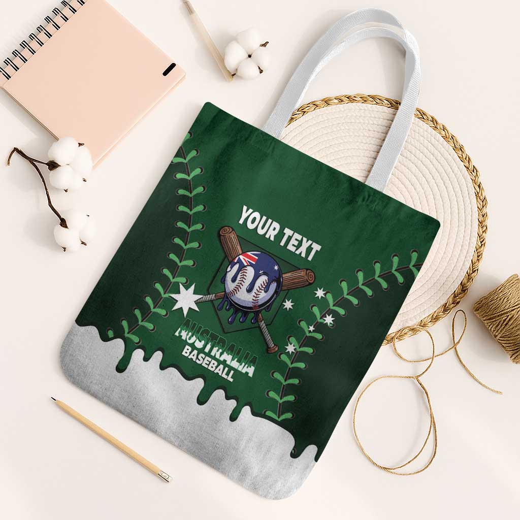 Australia 2026 Baseball Custom Tote Bag Go Aussie Drip Style