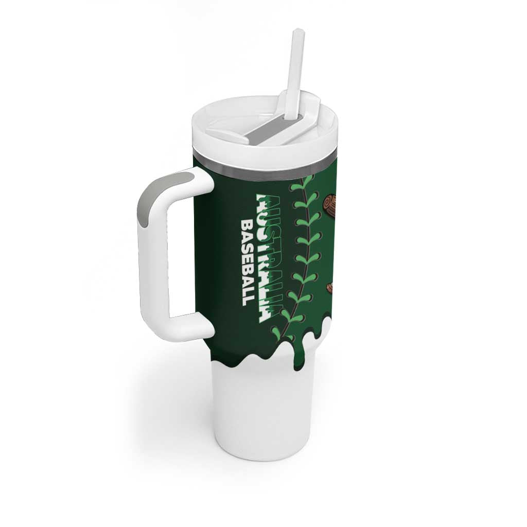 Australia 2026 Baseball Custom Tumbler With Handle Go Aussie Drip Style