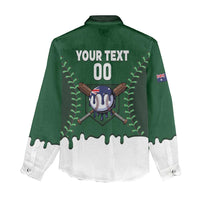 Australia 2026 Baseball Custom Women Casual Shirt Go Aussie Drip Style