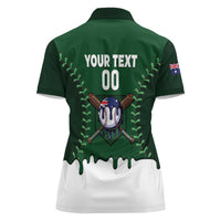 Australia 2026 Baseball Custom Women Polo Shirt Go Aussie Drip Style