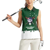 Australia 2026 Baseball Custom Women Sleeveless Polo Shirt Go Aussie Drip Style