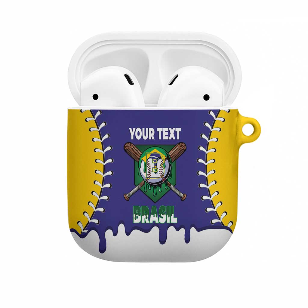 Brazil 2026 Baseball Custom AirPods Case Go Champions Drip Style