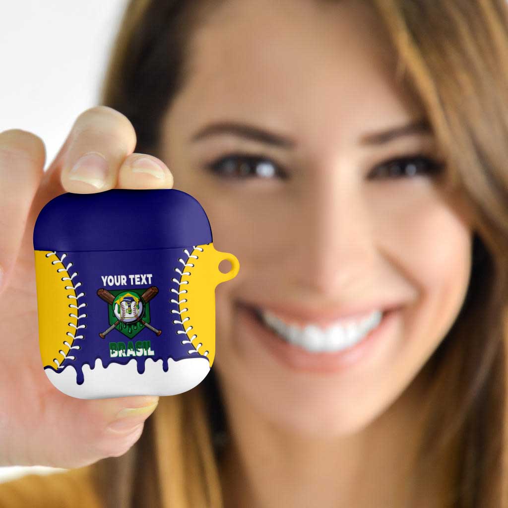 Brazil 2026 Baseball Custom AirPods Case Go Champions Drip Style