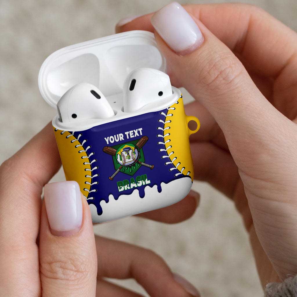 Brazil 2026 Baseball Custom AirPods Case Go Champions Drip Style