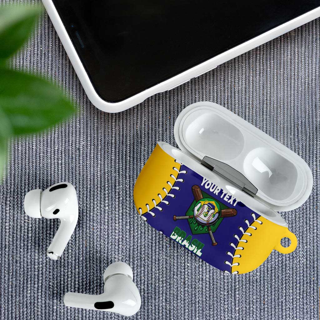 Brazil 2026 Baseball Custom AirPods Case Go Champions Drip Style