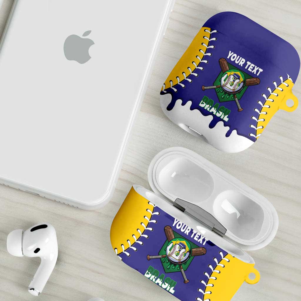 Brazil 2026 Baseball Custom AirPods Case Go Champions Drip Style